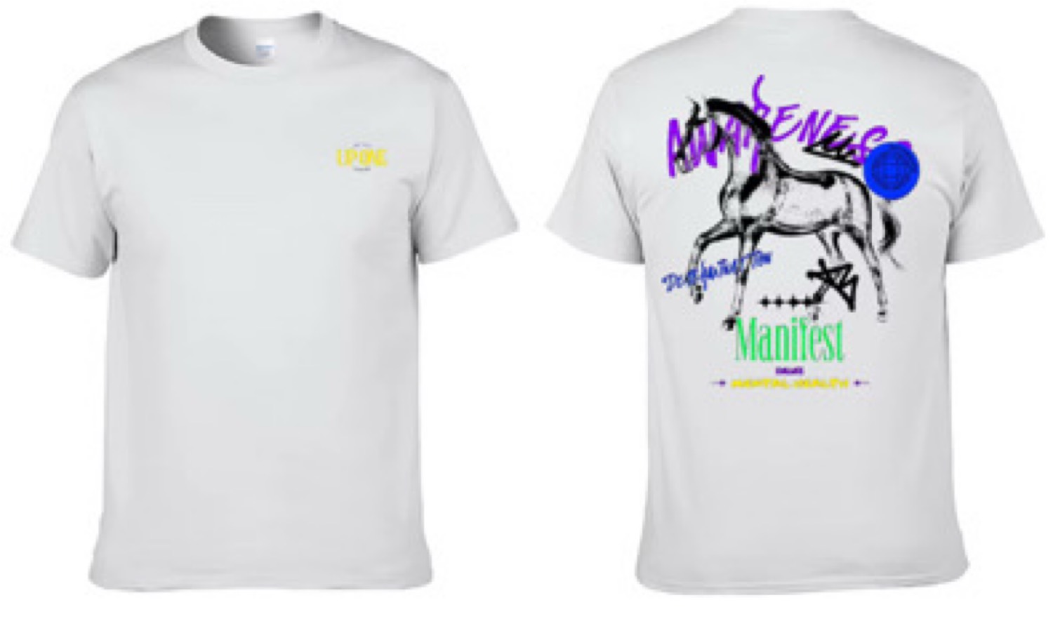 Awareness Manifest Tee — White