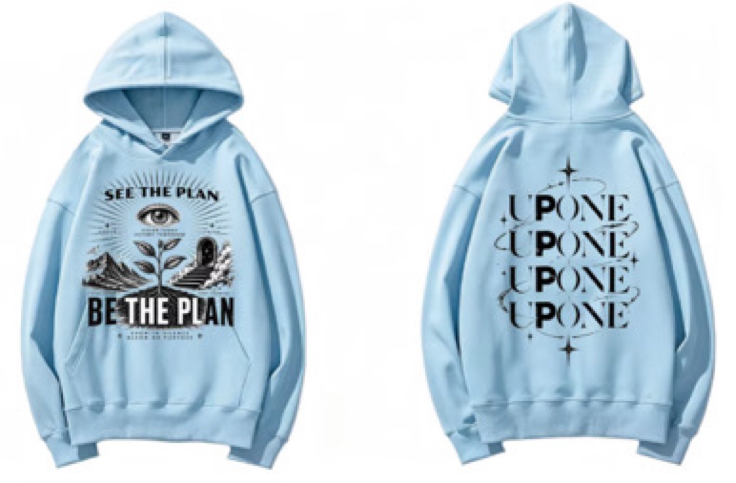 See The Plan Hoodie — Sky Blue