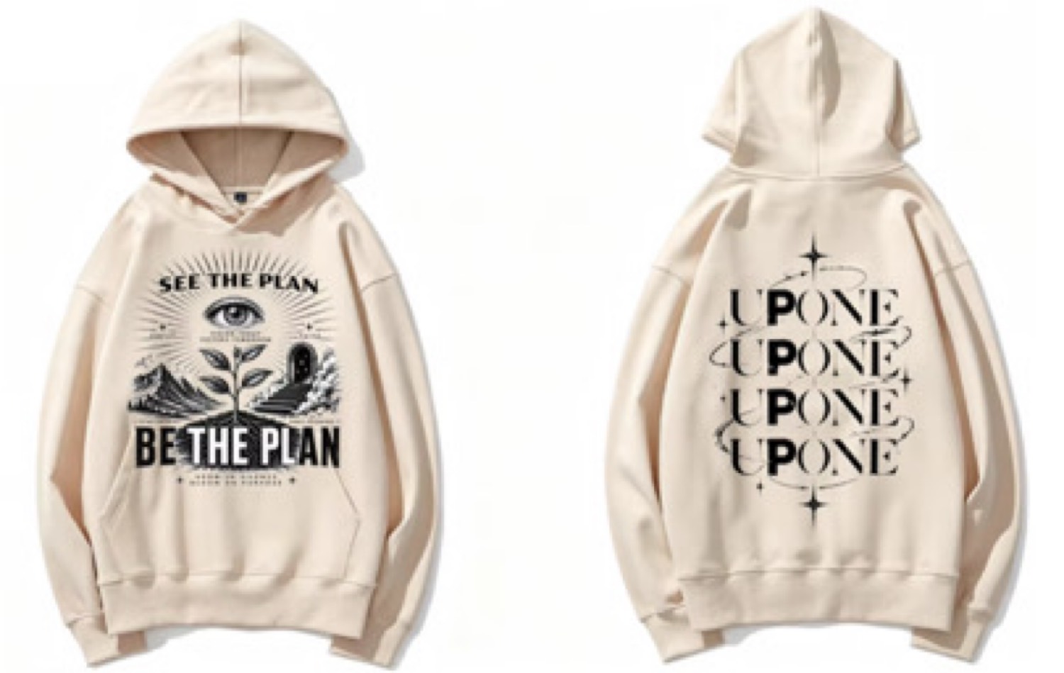 See The Plan Hoodie — Cream