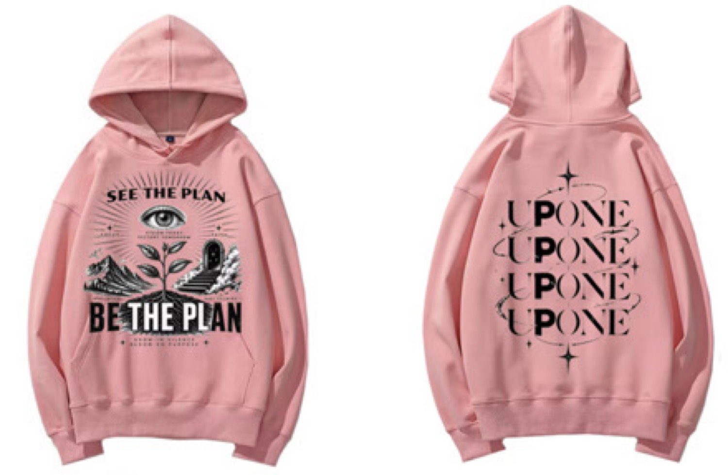 See The Plan Hoodie — Pink