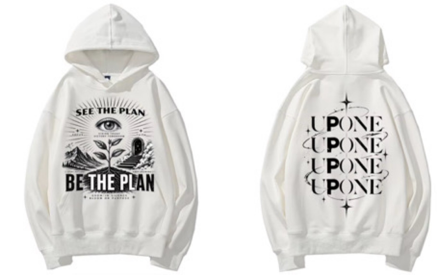 See The Plan Hoodie — White