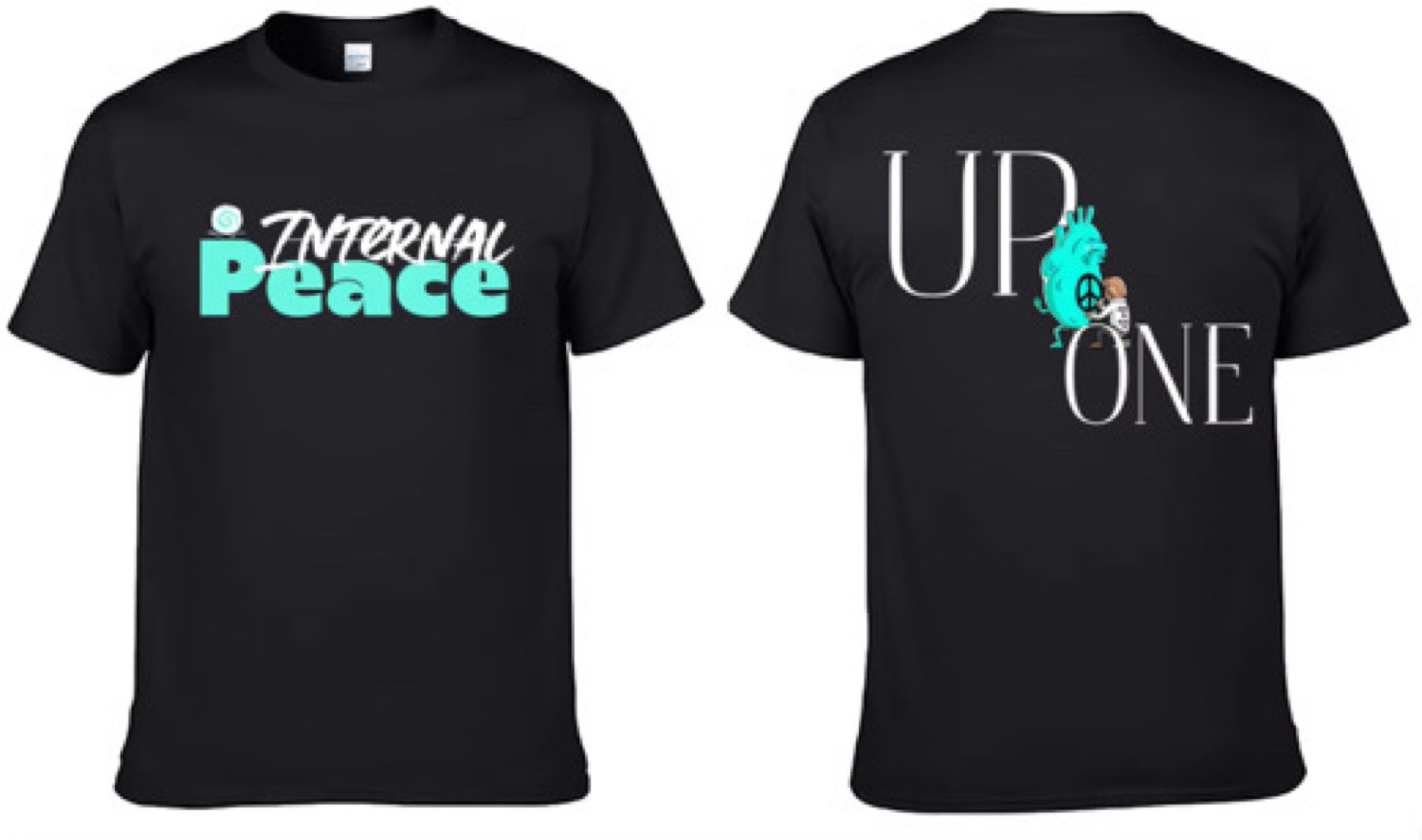 Internal Peace Tee — Black