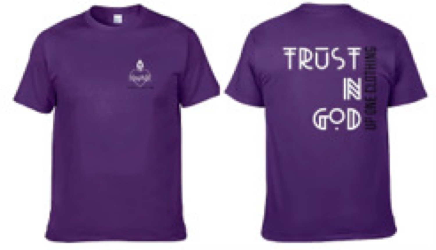 Trust In God Tee — Purple