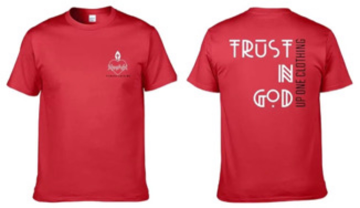 Trust In God Tee — Red